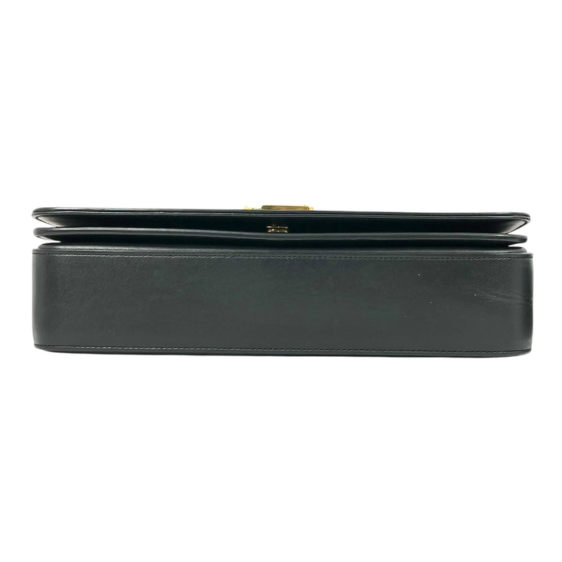 Saint Laurent University Calfskin Shoulder Bag - Black 