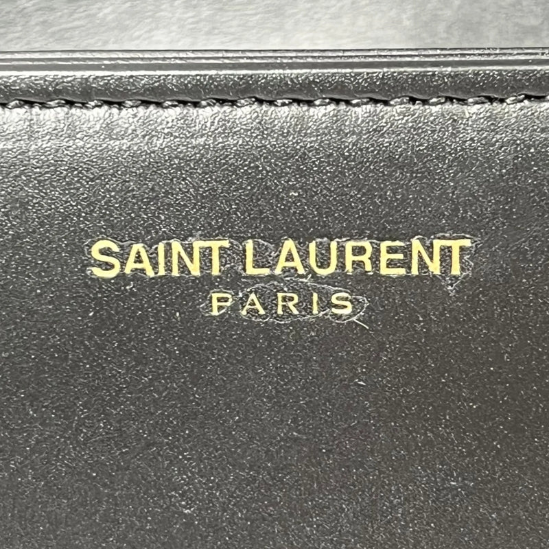 Saint Laurent University Calfskin Shoulder Bag - Black 