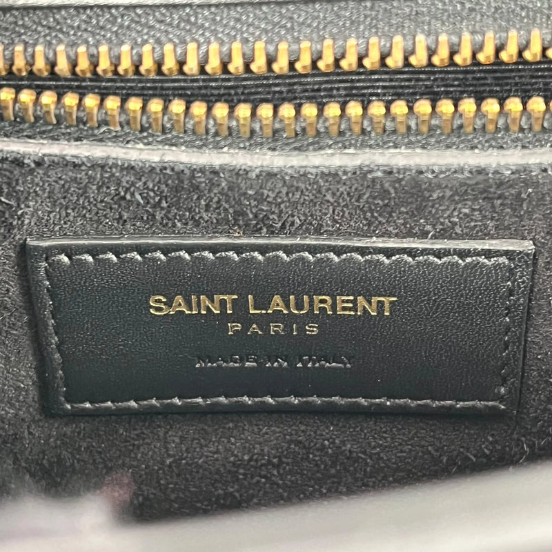 Saint Laurent University Calfskin Shoulder Bag - Black 