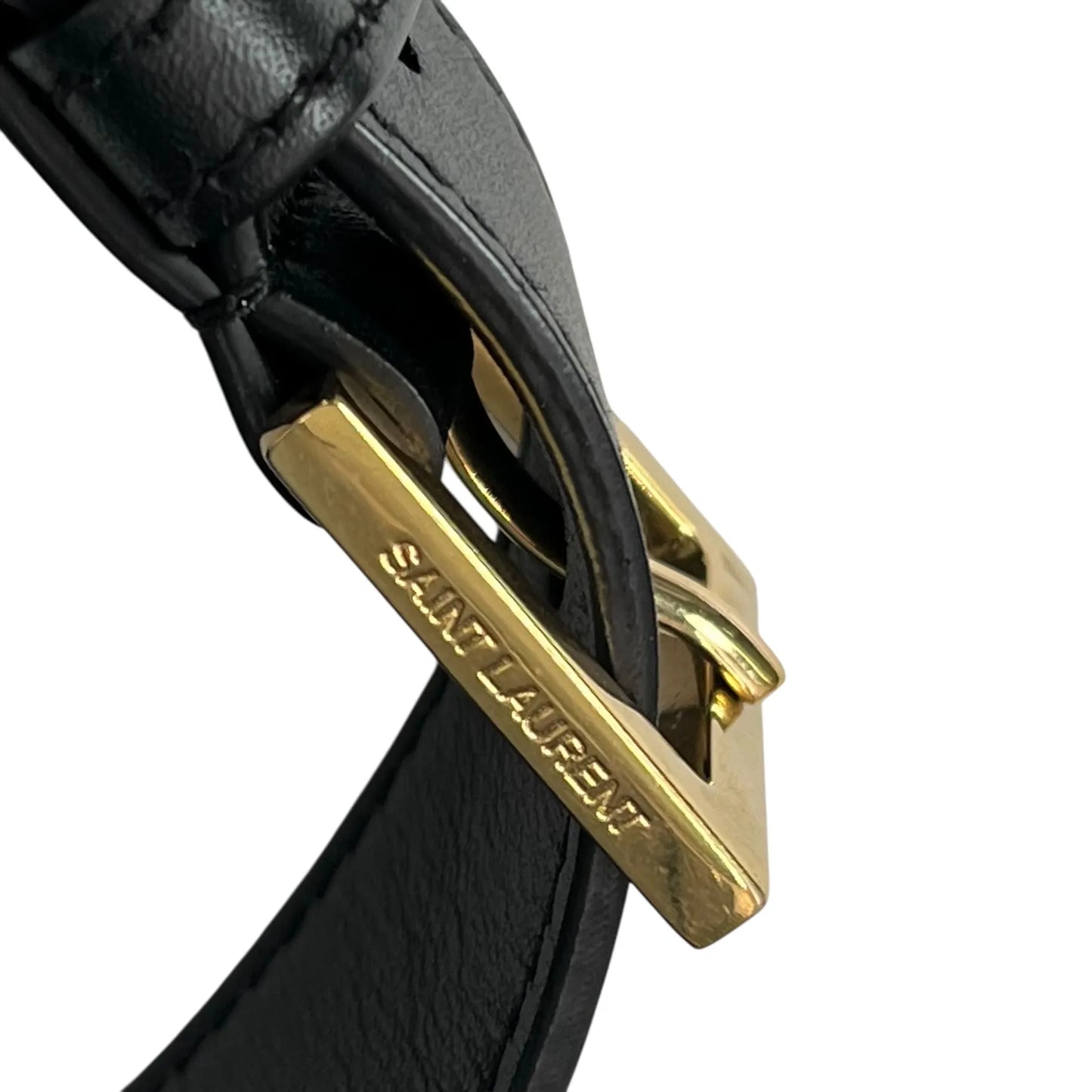 Saint Laurent University Calfskin Shoulder Bag - Black 