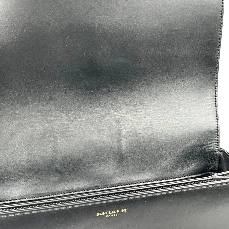 Saint Laurent University Calfskin Shoulder Bag - Black 