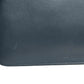 FENDI Roma Sync Logo Leather Clutch Bag - Navy