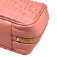 MiuMiu Embossed Logo Nappa Leather Chain Shoulder Bag - Pink 
