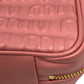 MiuMiu Embossed Logo Nappa Leather Chain Shoulder Bag - Pink 