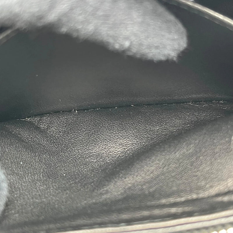 MiuMiu Matelassé Lambskin Handbag/Shoulder Bag - Black 