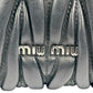 MiuMiu Matelassé Lambskin Handbag/Shoulder Bag - Black 