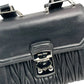 MiuMiu Matelassé Lambskin Handbag/Shoulder Bag - Black 