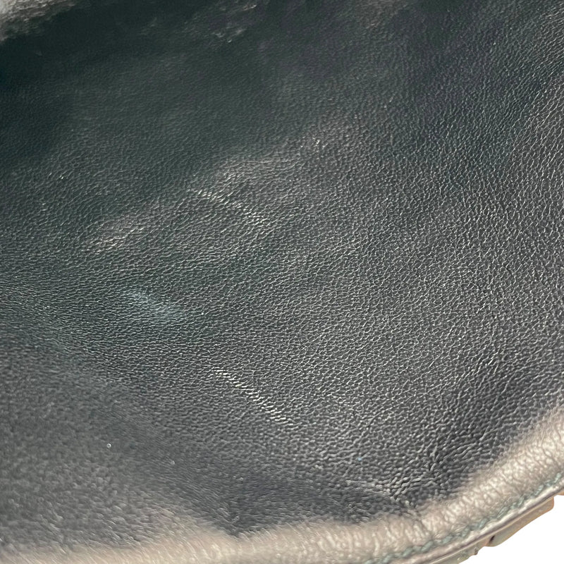 MiuMiu Matelassé Lambskin Handbag/Shoulder Bag - Black 