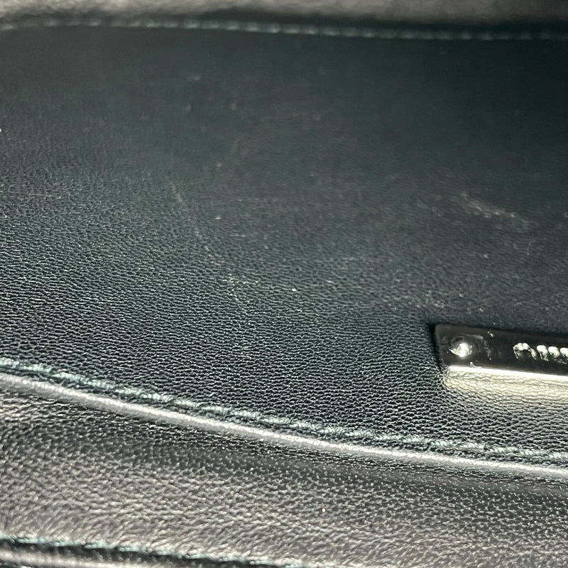 MiuMiu Matelassé Lambskin Handbag/Shoulder Bag - Black 