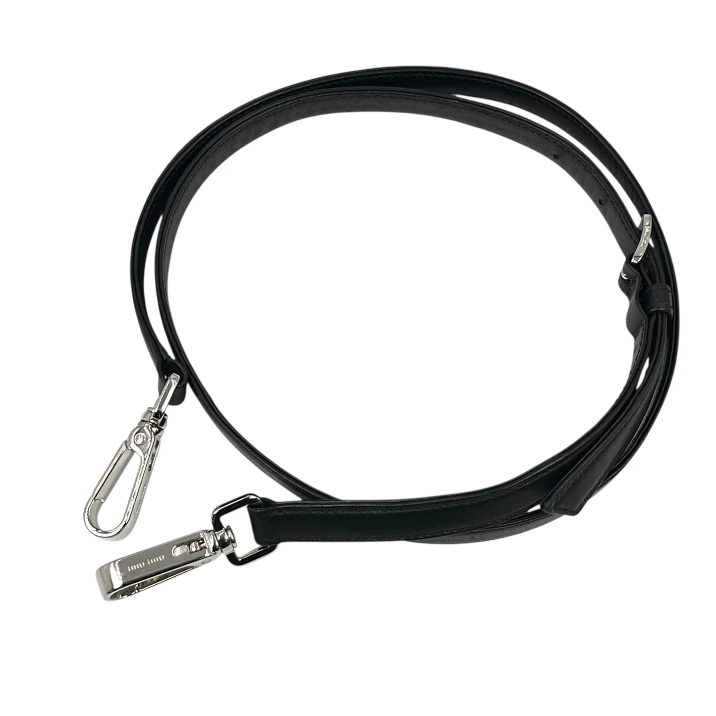 MiuMiu Matelassé Lambskin Handbag/Shoulder Bag - Black 