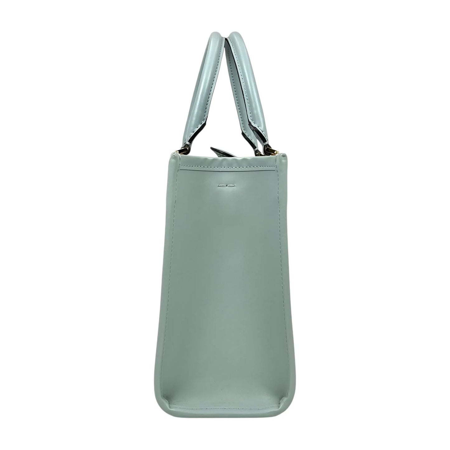 FENDI Sunshine Shopper Small Calfskin Leather Handbag/Shoulder Bag - Blue 