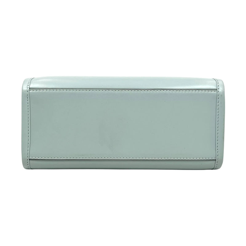 FENDI Sunshine Shopper Small Calfskin Leather Handbag/Shoulder Bag - Blue 