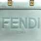 FENDI Sunshine Shopper Small Calfskin Leather Handbag/Shoulder Bag - Blue 