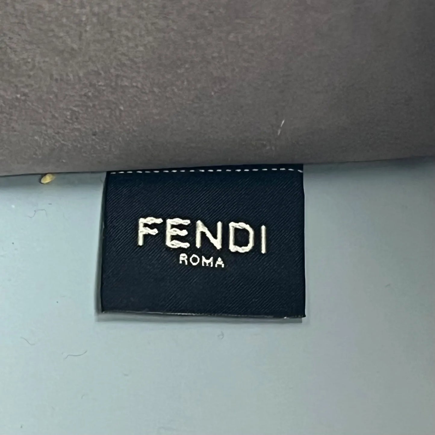 FENDI Sunshine Shopper Small Calfskin Leather Handbag/Shoulder Bag - Blue 