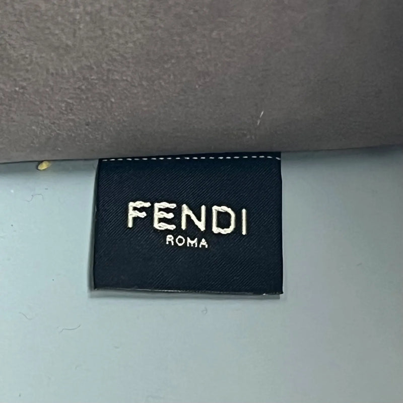 FENDI Sunshine Shopper Small Calfskin Leather Handbag/Shoulder Bag - Blue 