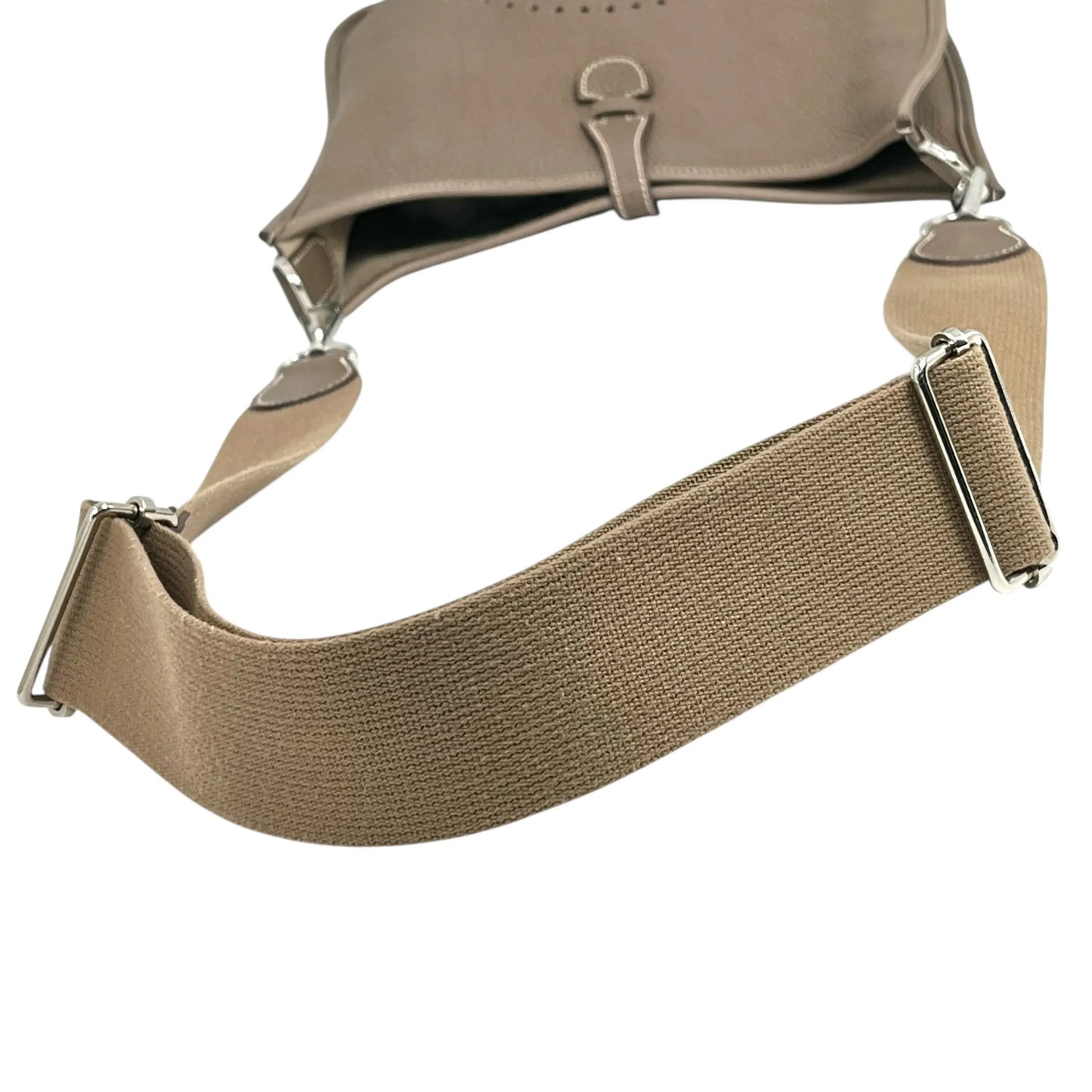 Hermès Evelyn III PM Taurillon Clemence Leather Shoulder Bag with A Stamp (2017) - Beige 