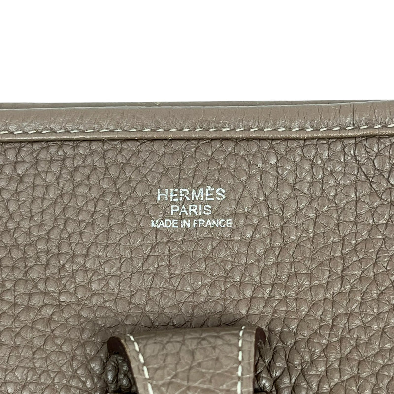 Hermès Evelyn III PM Taurillon Clemence Leather Shoulder Bag with A Stamp (2017) - Beige 