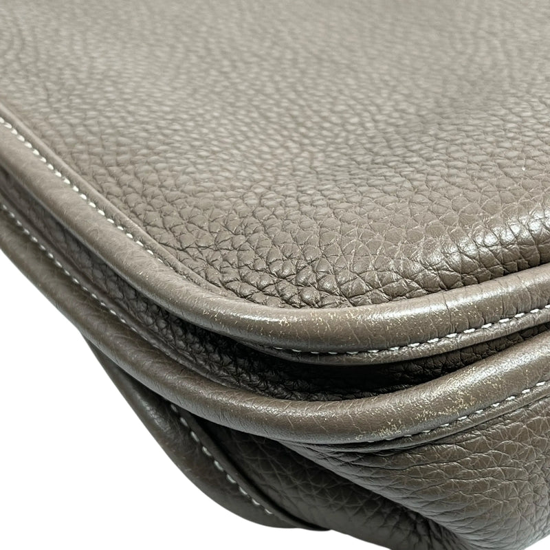 Hermès Evelyn III PM Taurillon Clemence Leather Shoulder Bag with A Stamp (2017) - Beige 