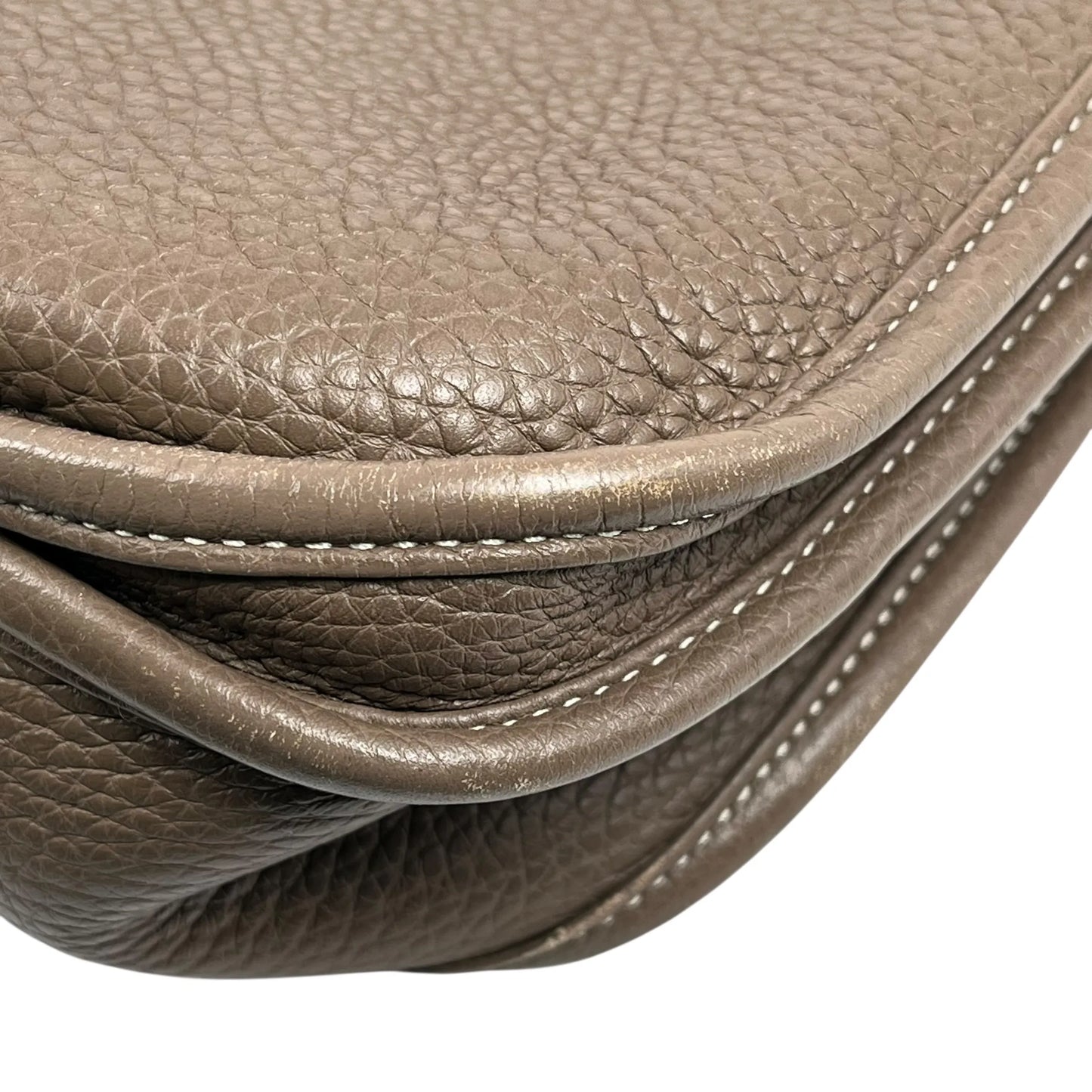 Hermès Evelyn III PM Taurillon Clemence Leather Shoulder Bag with A Stamp (2017) - Beige 