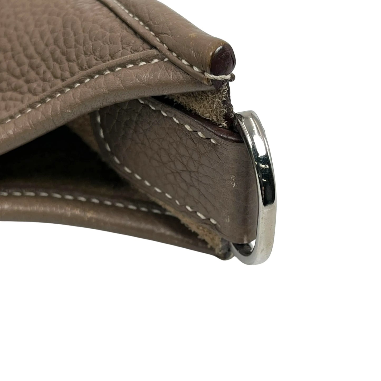 Hermès Evelyn III PM Taurillon Clemence Leather Shoulder Bag with A Stamp (2017) - Beige 