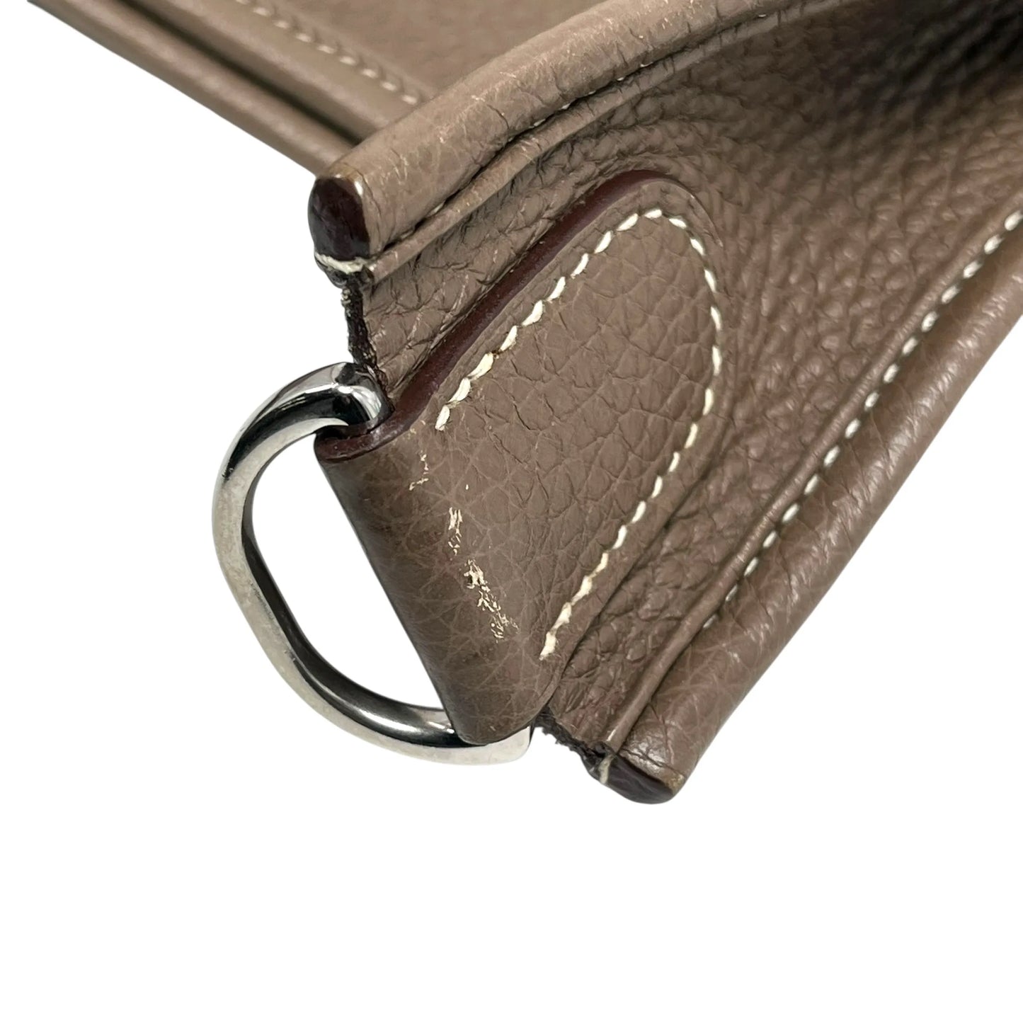 Hermès Evelyn III PM Taurillon Clemence Leather Shoulder Bag with A Stamp (2017) - Beige 