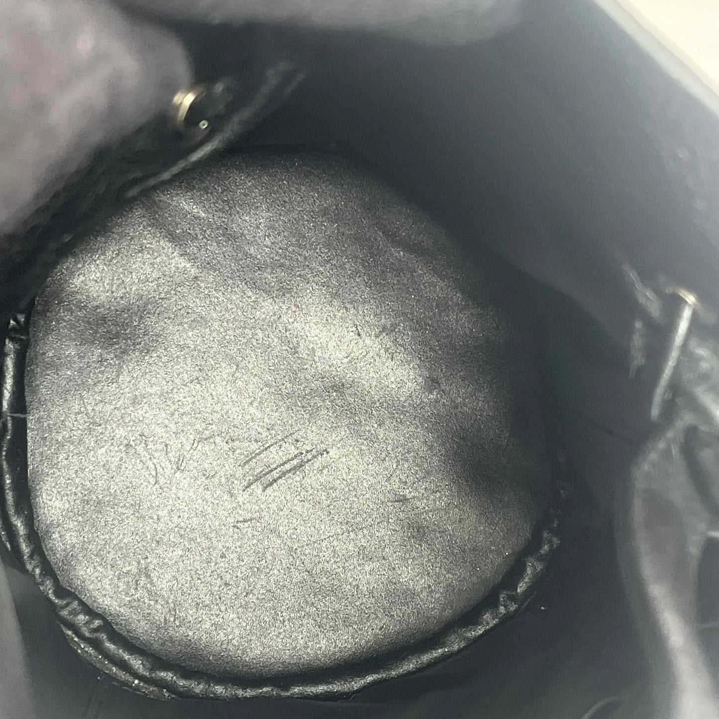 BALENCIAGA エブリデイ ドローストリング バケットバック XS カーフスキン ハンドバッグ ショルダーバッグ - ブラック