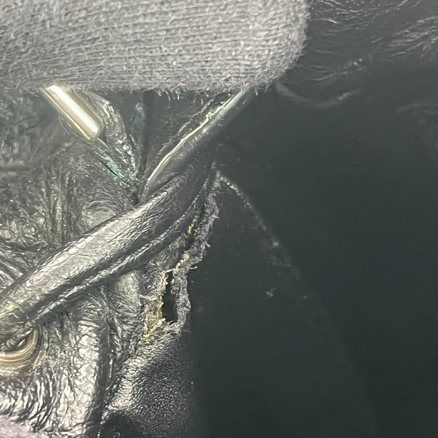 BALENCIAGA エブリデイ ドローストリング バケットバック XS カーフスキン ハンドバッグ ショルダーバッグ - ブラック