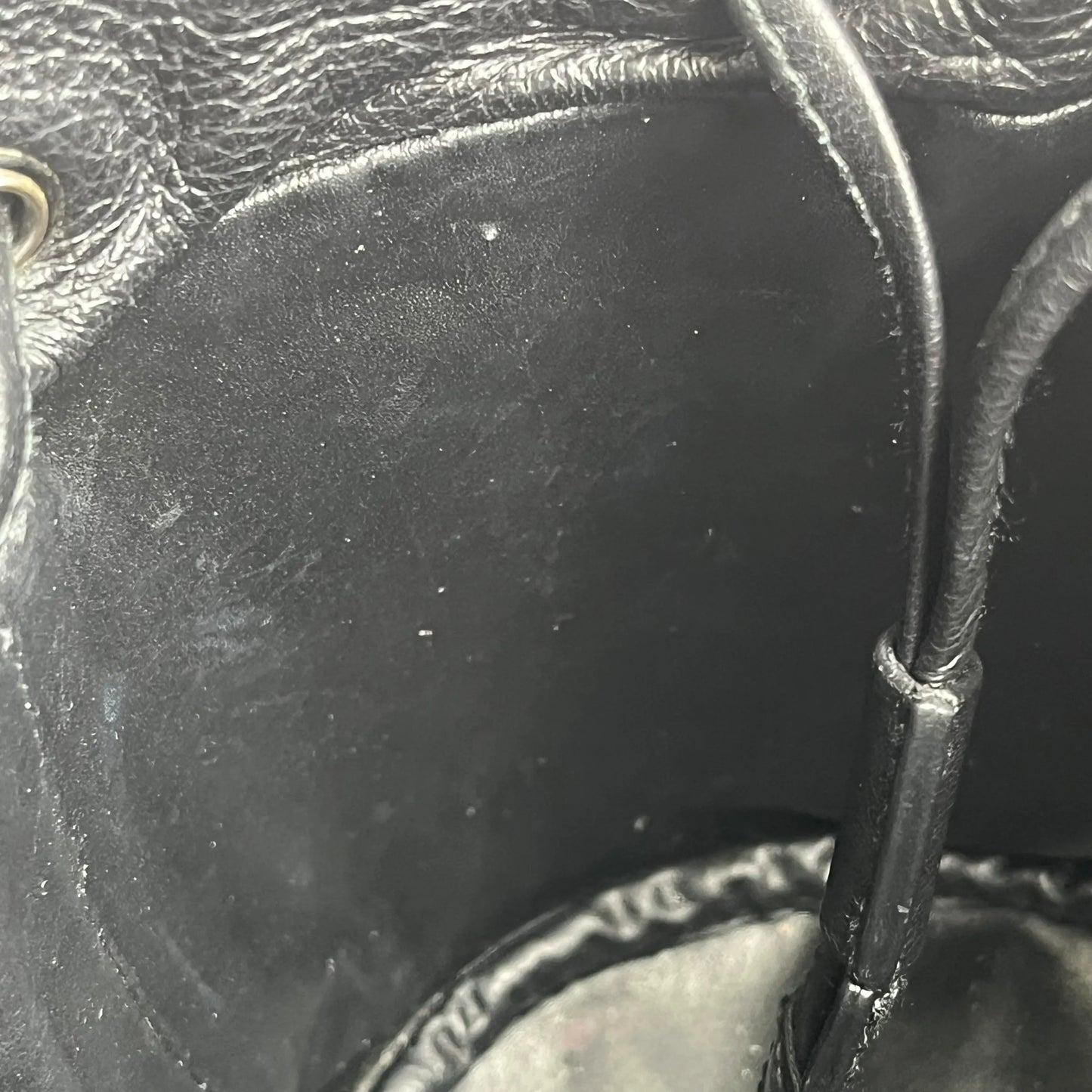 BALENCIAGA エブリデイ ドローストリング バケットバック XS カーフスキン ハンドバッグ ショルダーバッグ - ブラック