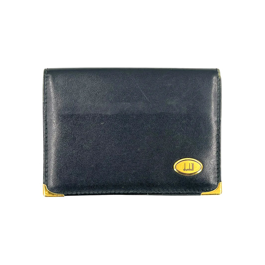 Dunhill オックスフォード カーフスキン カードケース - ブラック