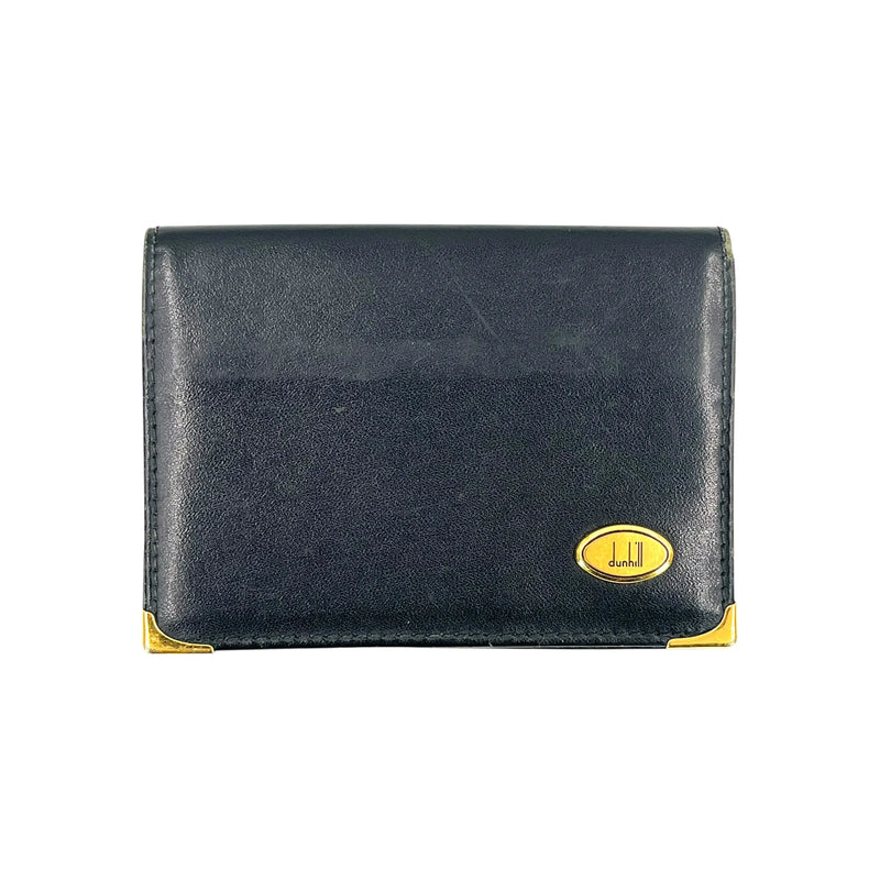 Dunhill オックスフォード カーフスキン カードケース - ブラック