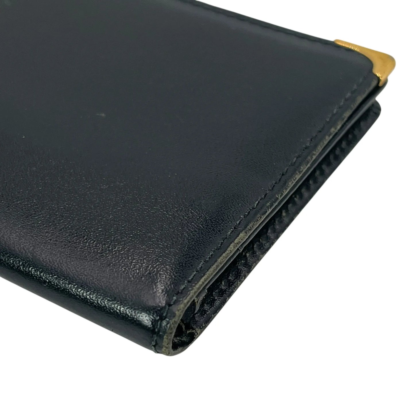 Dunhill オックスフォード カーフスキン カードケース - ブラック