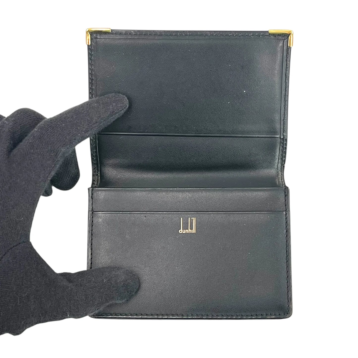 Dunhill オックスフォード カーフスキン カードケース - ブラック
