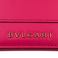 BVLGARI セルペンティ フォーエバー カーフレザー 三つ折り財布 コンパクトウォレット - ピンク
