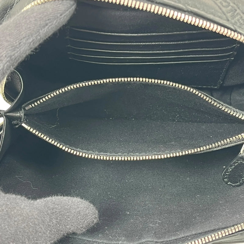 BALENCIAGA BBレポーター XS カーフスキン チェーンショルダーバッグ - ブラック
