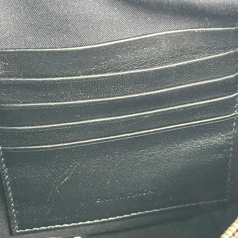 BALENCIAGA BBレポーター XS カーフスキン チェーンショルダーバッグ - ブラック