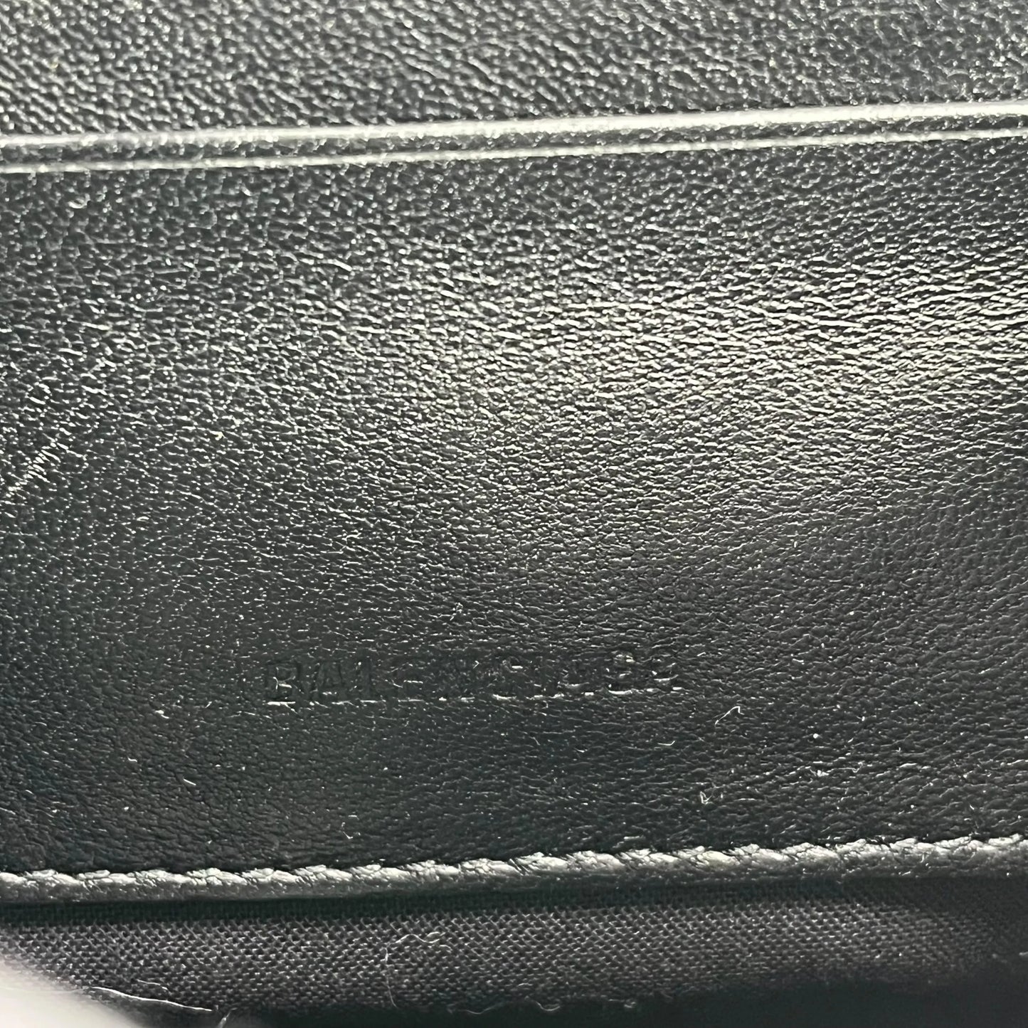 BALENCIAGA BBレポーター XS カーフスキン チェーンショルダーバッグ - ブラック