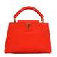 Louis Vuitton Capucines BB Taurillon Leather Handbag/Shoulder Bag - Orange 