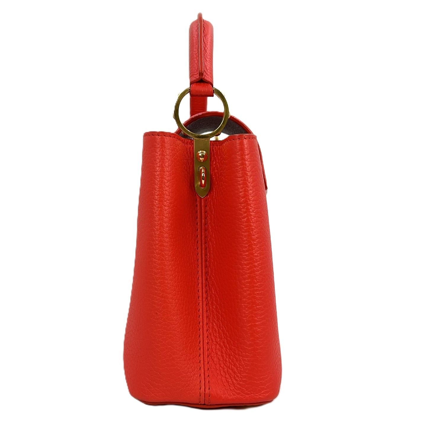 Louis Vuitton Capucines BB Taurillon Leather Handbag/Shoulder Bag - Orange 