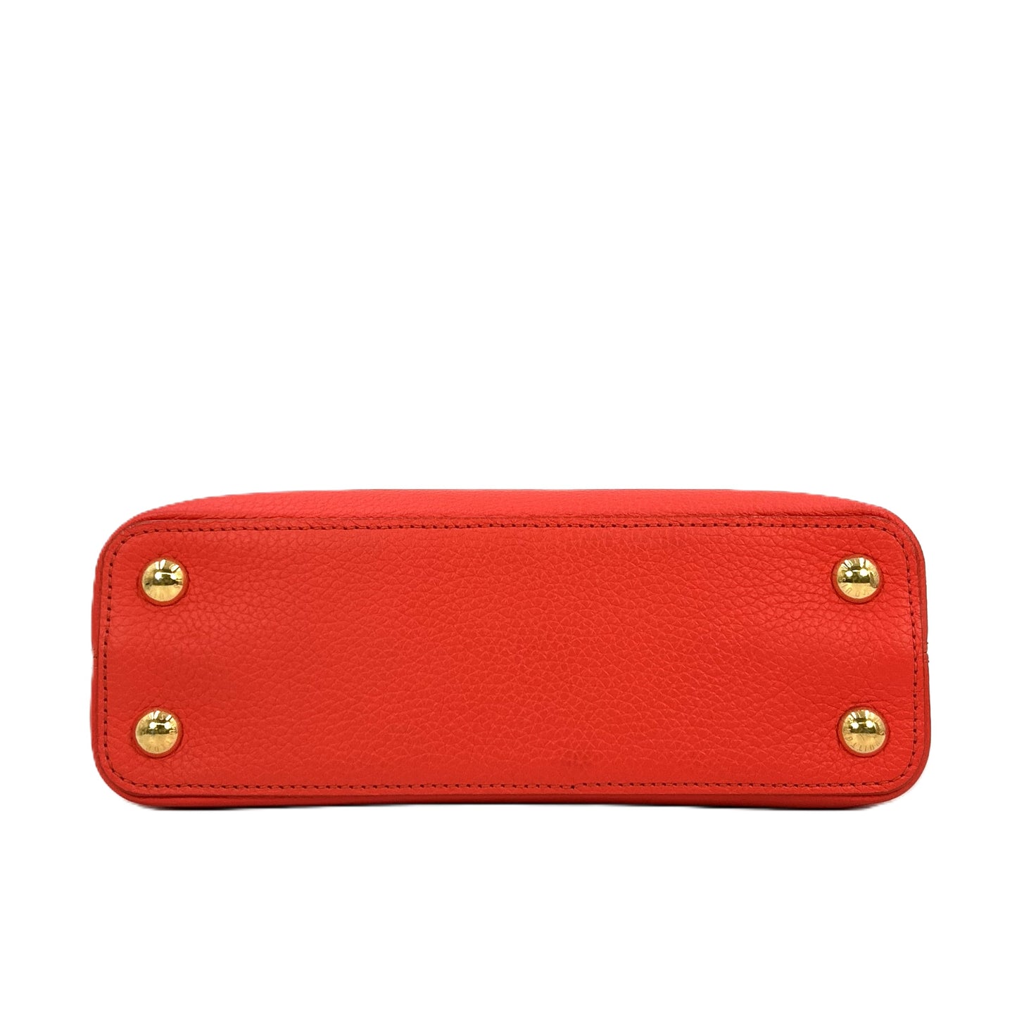 Louis Vuitton Capucines BB Taurillon Leather Handbag/Shoulder Bag - Orange 