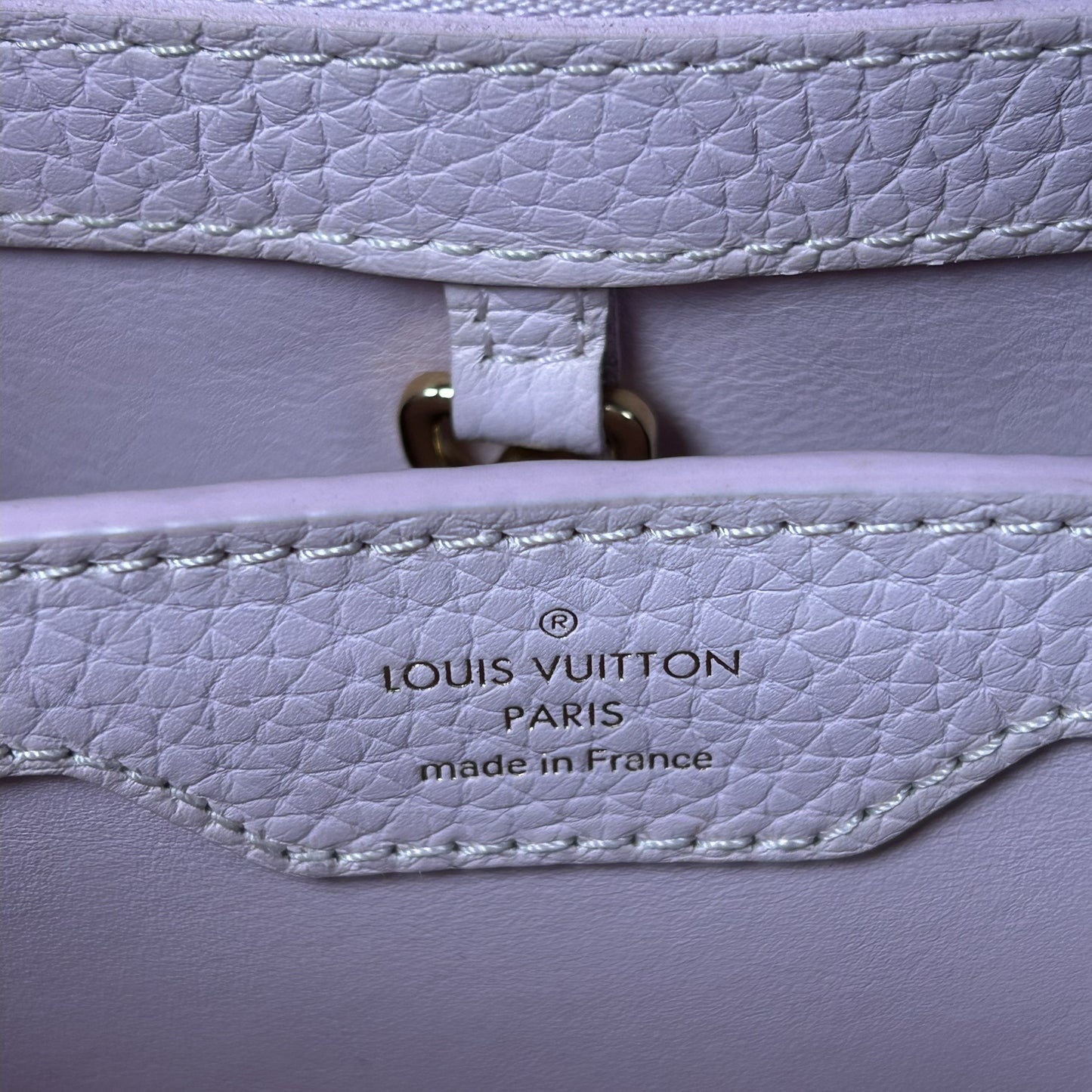 Louis Vuitton Capucines BB Taurillon Leather Handbag/Shoulder Bag - Orange 