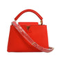 Louis Vuitton Capucines BB Taurillon Leather Handbag/Shoulder Bag - Orange 