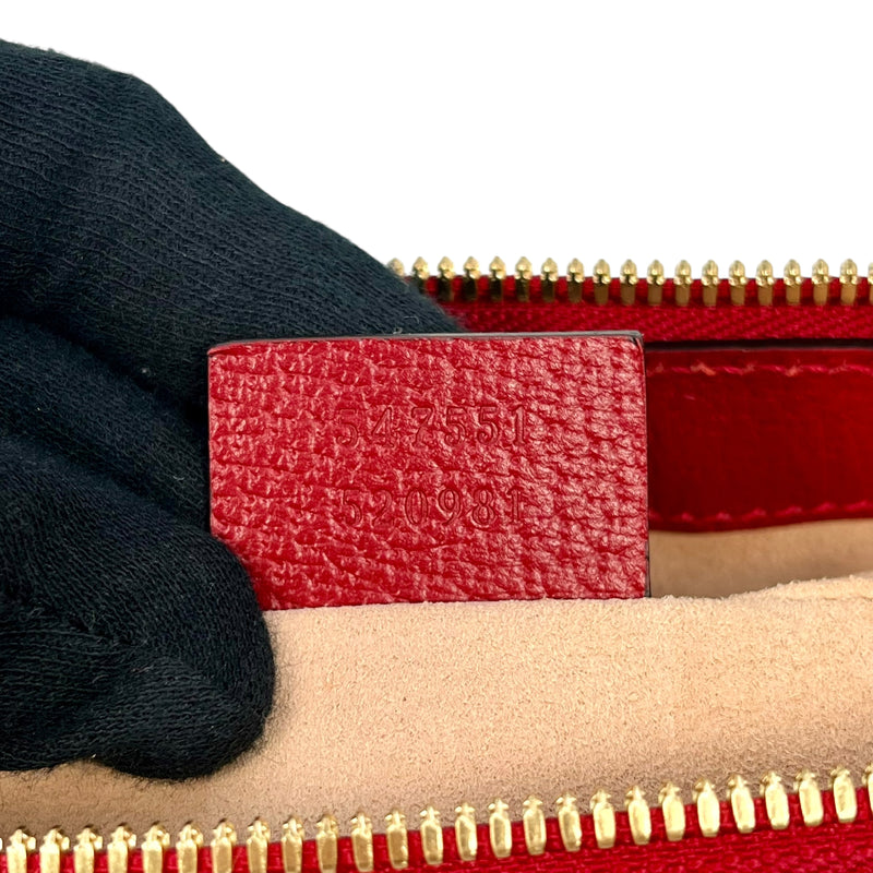 GUCCI Ophidia Handbag Shoulder Bag - Red 