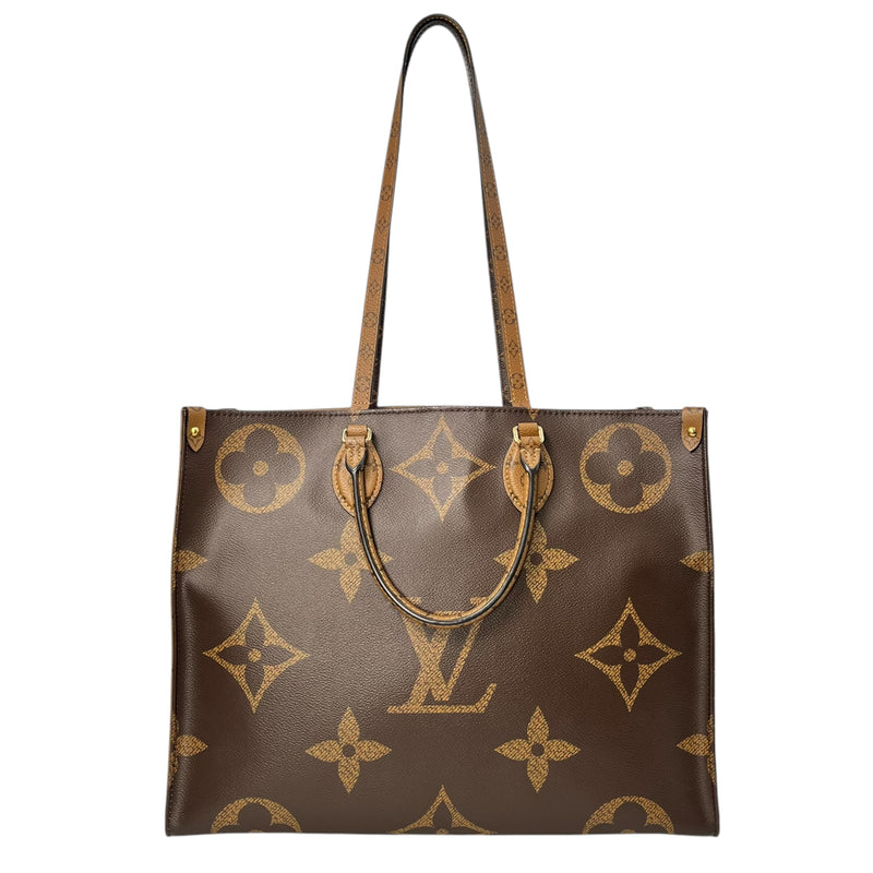 Louis Vuitton Monogram Canvas On-the-Go GM Tote Bag - Brown 