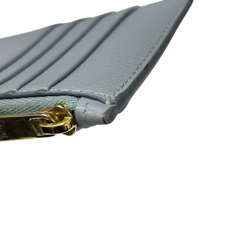 CELINE Zippered Card Case Compact Wallet - Blue 