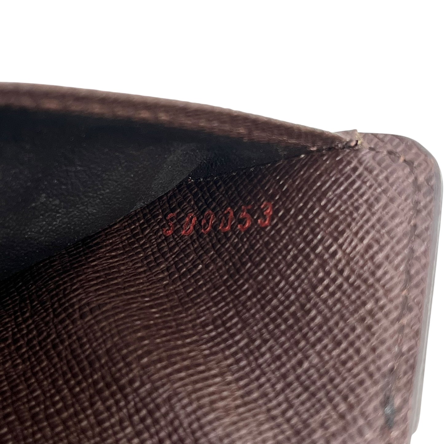 Louis Vuitton Damier Zip Bifold Compact Wallet - Brown 