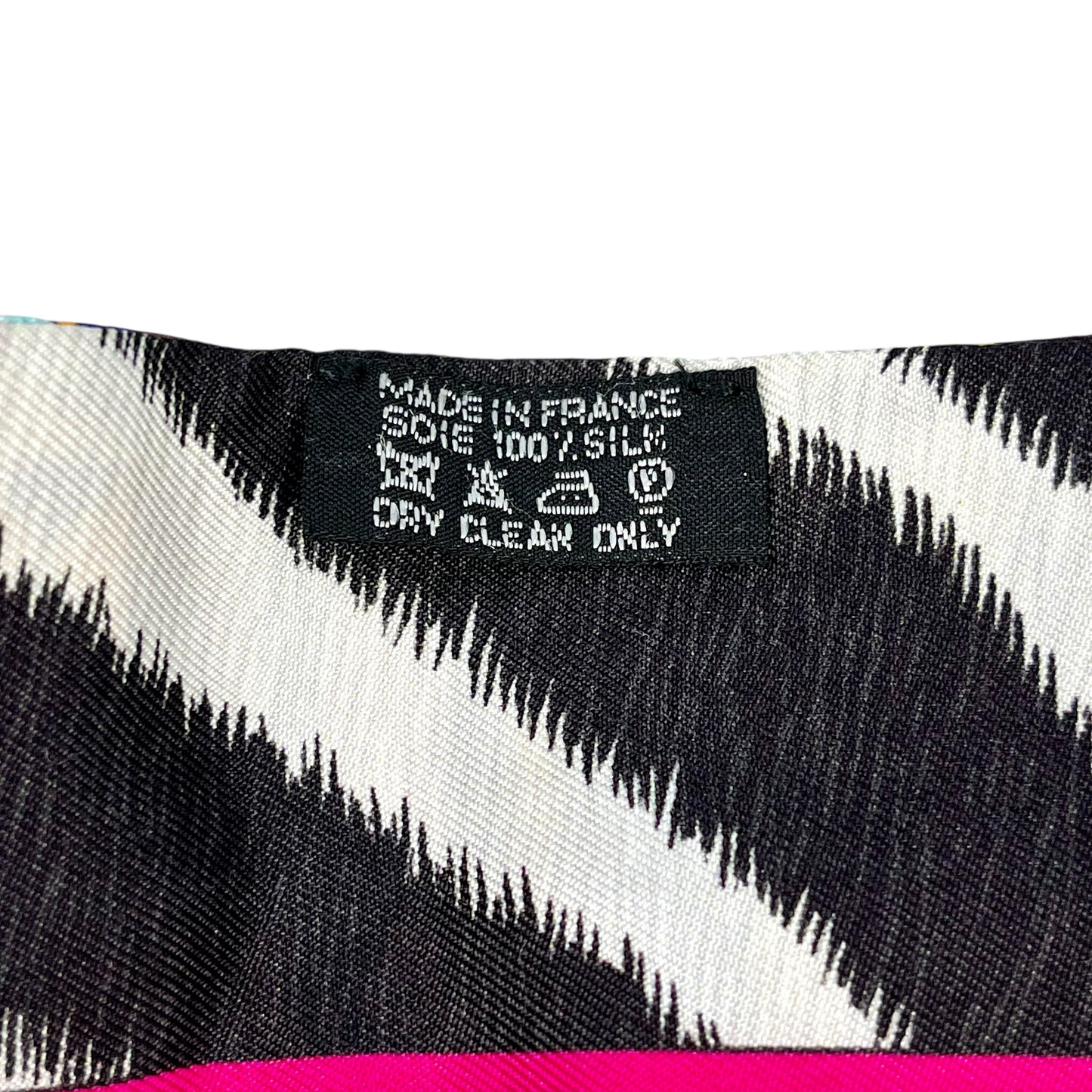 Hermès Twilly Scarf in Pelleggio and Camouflage - Pink and Multicolor 