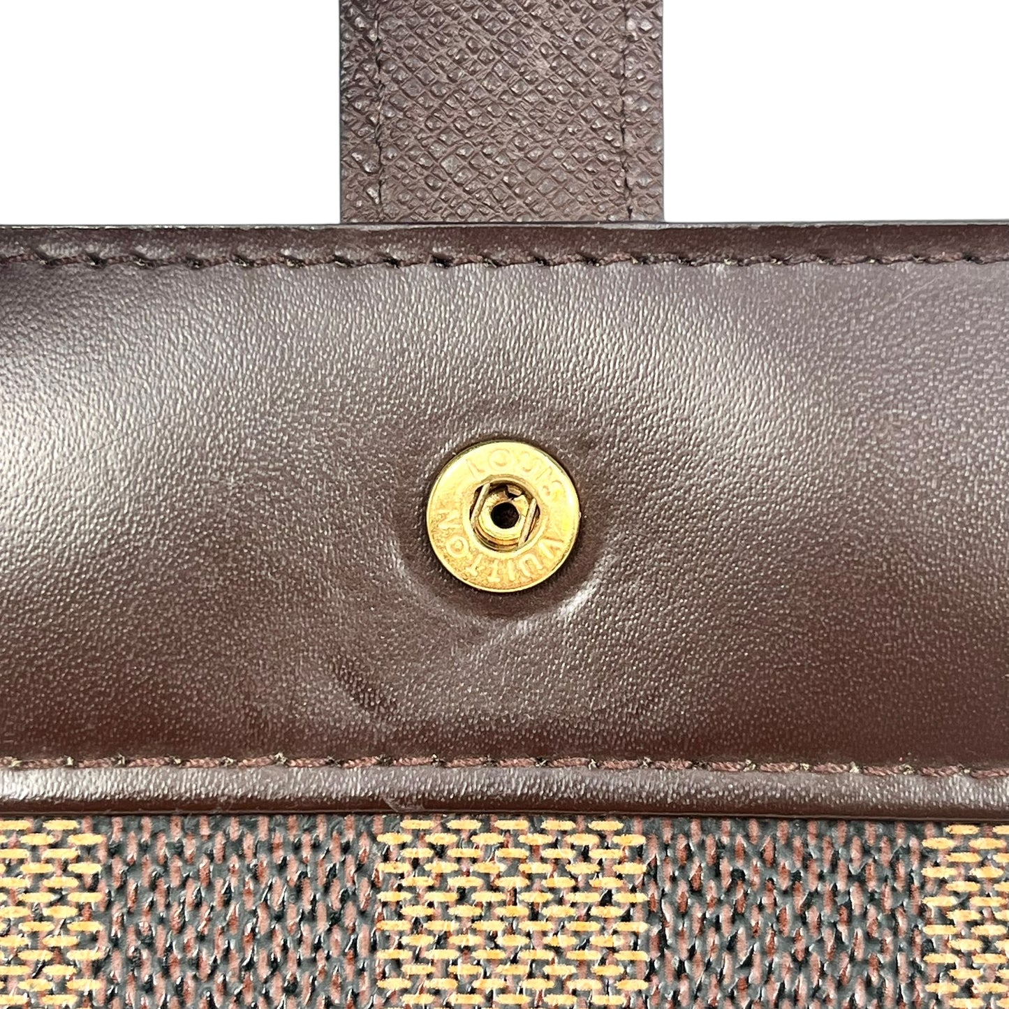 Louis Vuitton Damier Zip Bifold Compact Wallet - Brown 