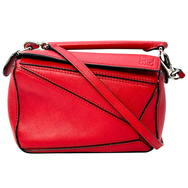 LOEWE パズルバッグ ミニバッグ ハンドバッグ - レッド
