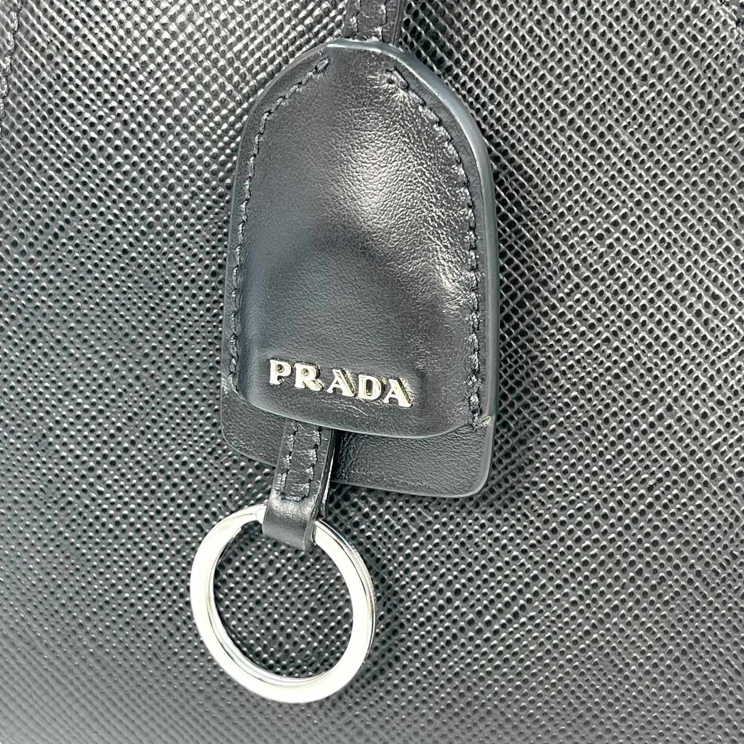 PRADA Saffiano Leather Handbag - Black 