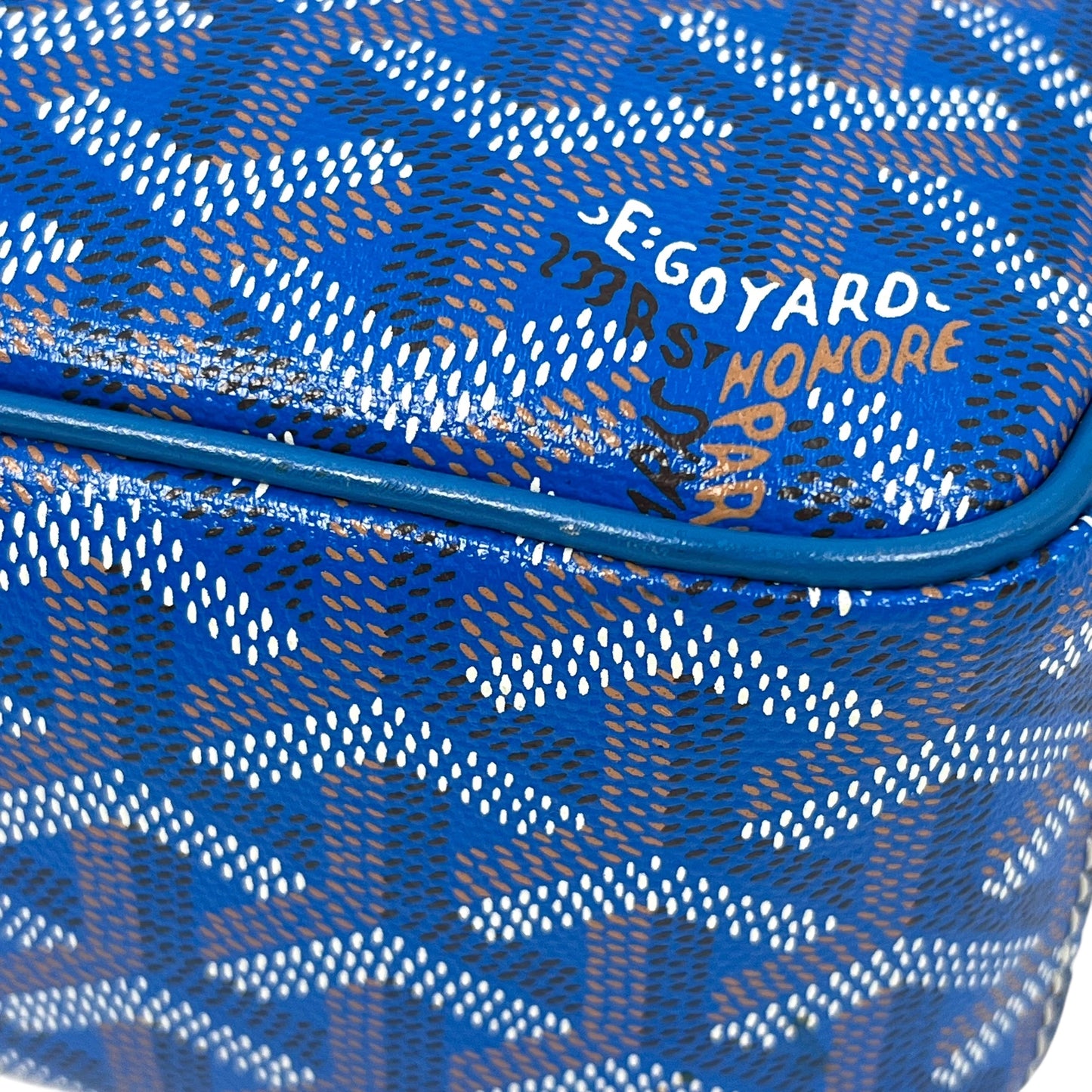 HOLD GOYARD Gap Vert PM Shoulder Bag - Blue 